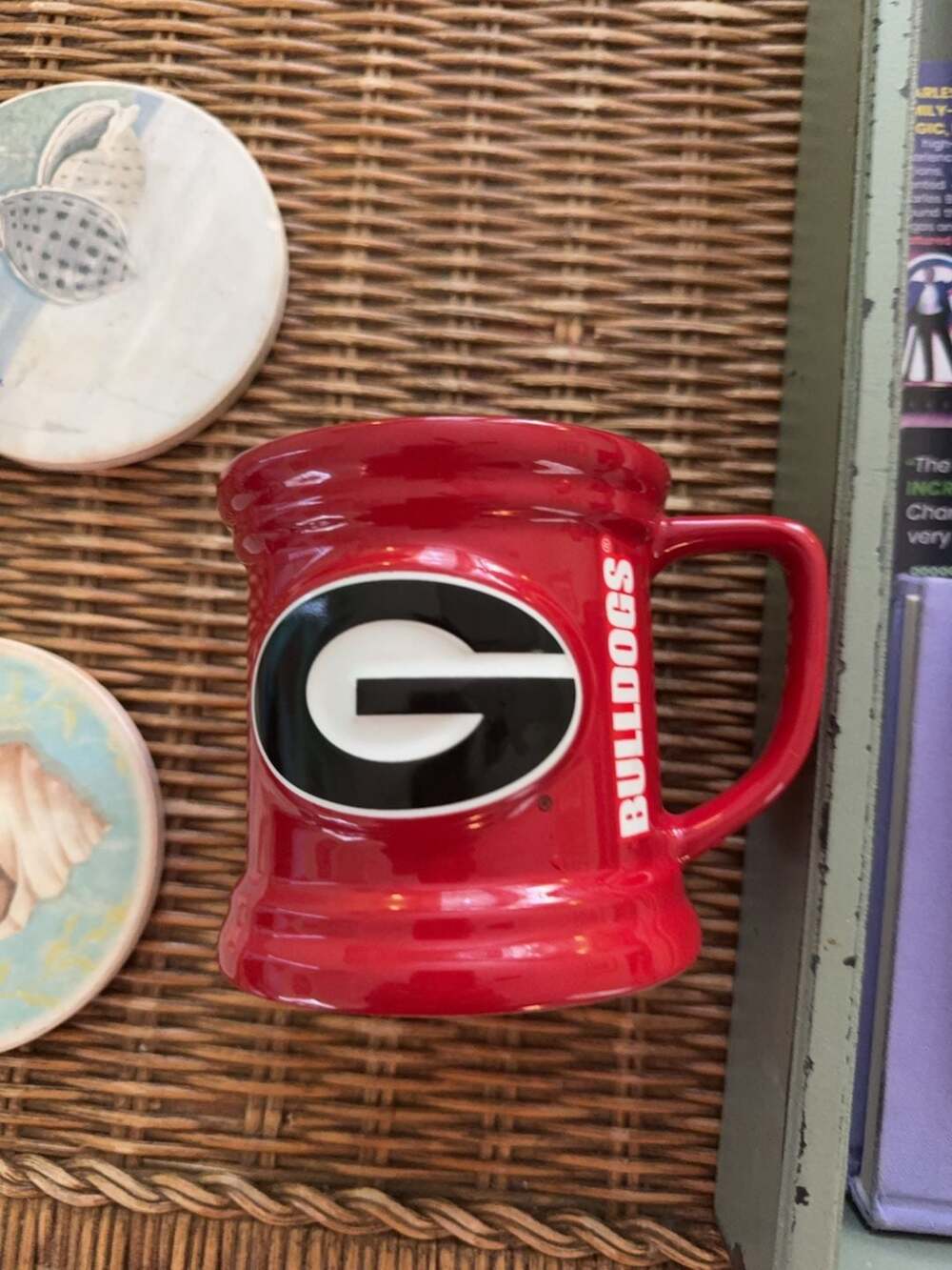 Russ University of Georgia Bulldogs G Logo Ceramic Coffee Mug